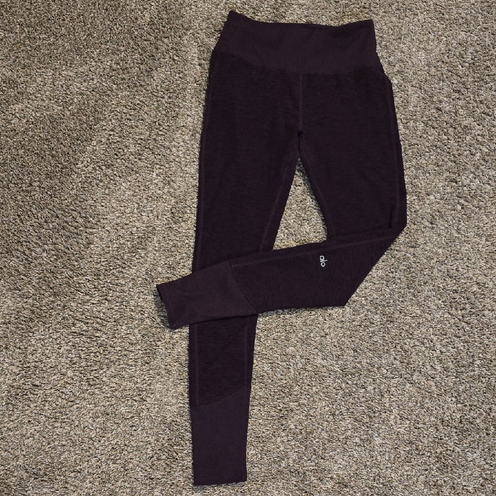 ALO Yoga Dark Purple Leggings